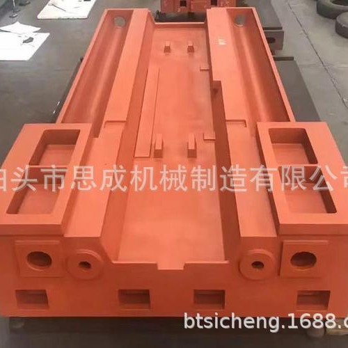 大型机床铸件数控机床身横梁底座 机械铸造 消失磨立柱 球墨灰铁