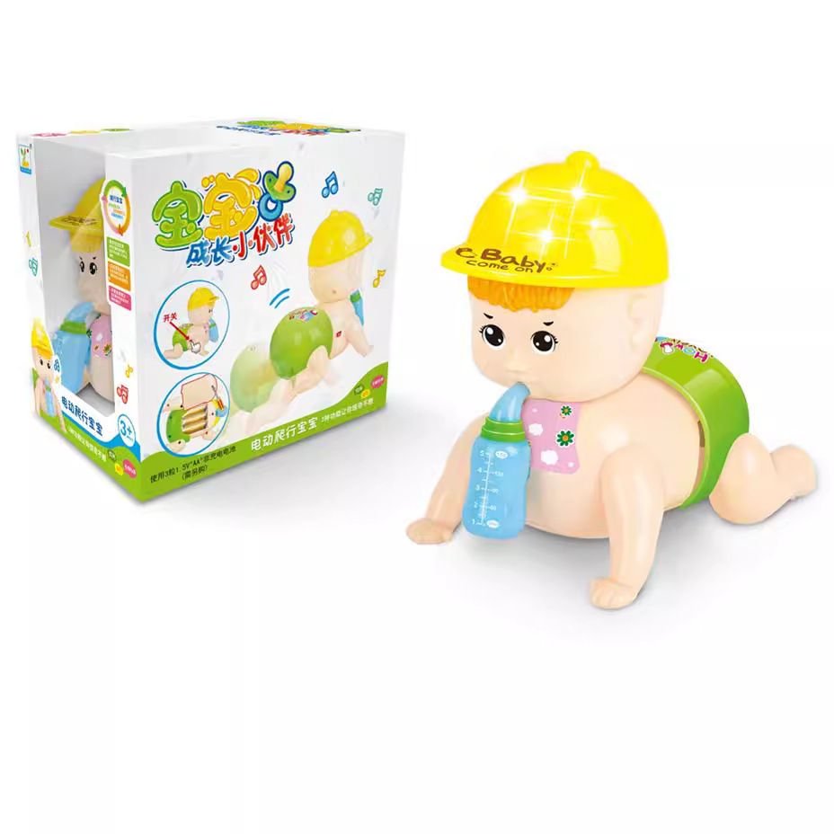 cartoon lightweight music doll for crawling