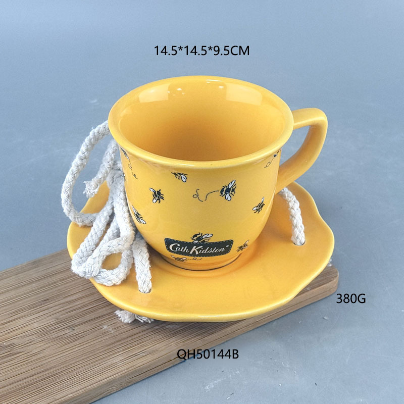 Inventario transfronterizo creativo de cerámica taza de pájaros de cerámica artesanía jardín ornamentos alimentadores de pájaros patio