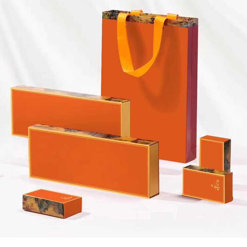 茶叶包装空盒 烟条盒 饼干茶岩茶红绿茶通用空礼盒LOGO