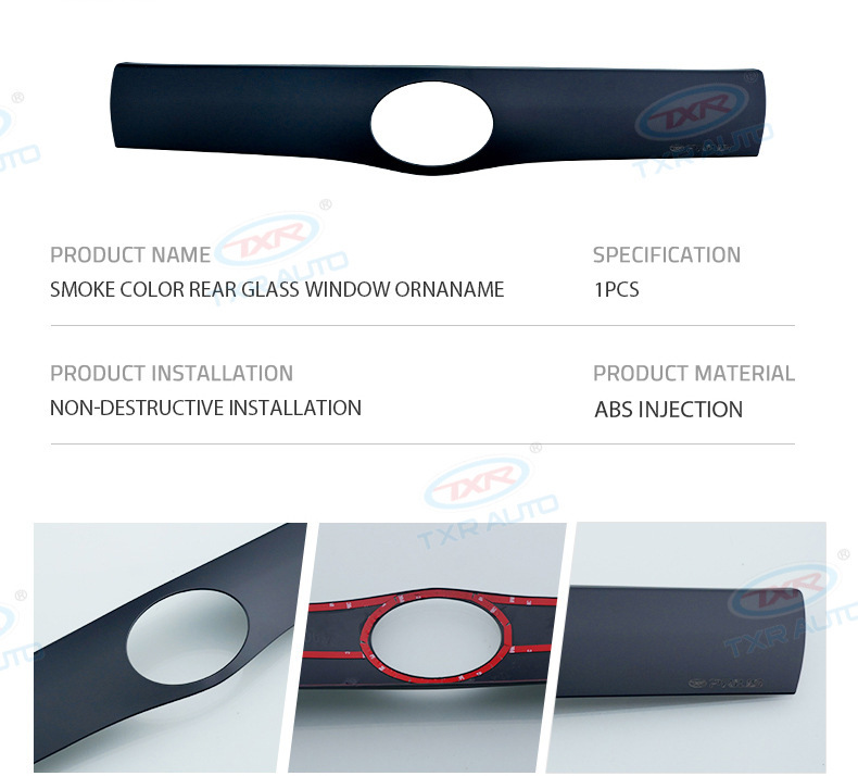 Txr Is Suitable for Toyota Prius Car Rear Trim Modification Trunk Guard Outer Guard Accessories