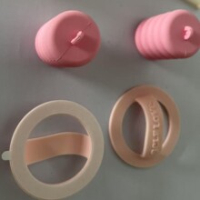 跨境硅胶口红保护套食品级硅胶便携创意造型防摔精油瓶唇膏口红套