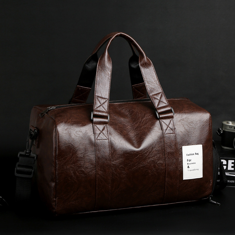 Bolsa de fitness bolsa de salida de gran capacidad bolso bandolera pu bolsa de viaje bolsa de yoga bolsa de hombro de los hombres al por mayor