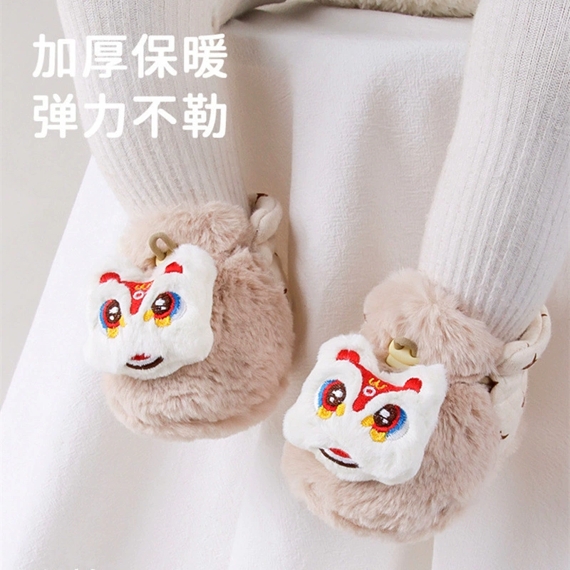 Новорожденные детские ходунки носки зимние толстые теплые носки