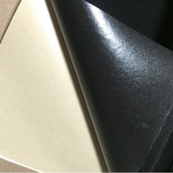 厂家直供可背胶背纸植绒布无纺布相框 黑色不干胶自粘绒布批发