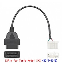obd �D�Ӿ� ֧�� 2012-2015 ��˹�� TESLA Model X S 12pin