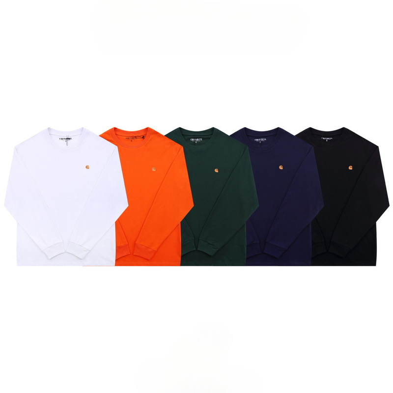 Cross-Border Dropshipping Carhartt Pocket Classic Long-Sleeve T-Shirt Men's Couple's Loose Casual T-Shirt Cross-Border Dropshipping Carhartt Pocket Classic Long-Sleeve T-Shirt Men's Couple's Loose Casual T-Shirt