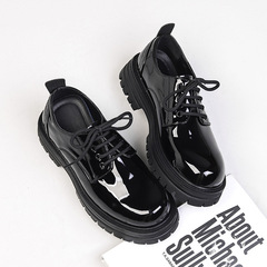 Men's Fall/Winter Small Leather Shoes, Formal Business, Airline, Wide Foot, Large Head, Leisure Trendy Shoes, Polished Surface, High-end Style - 65225-W