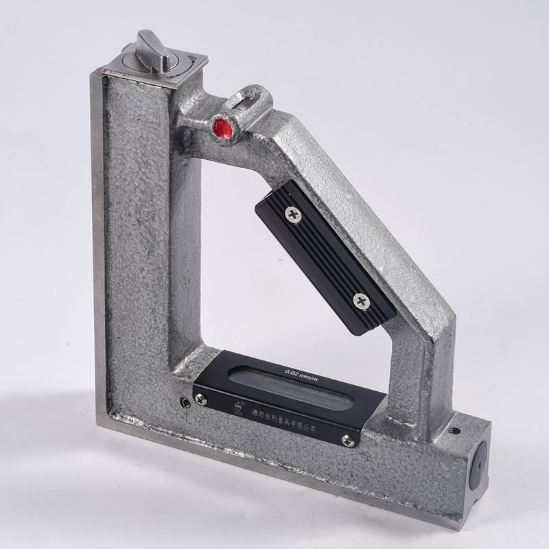 200/0.02mm山光直角磁力水平仪侧边磁力开关垂直角磁性90°水平仪