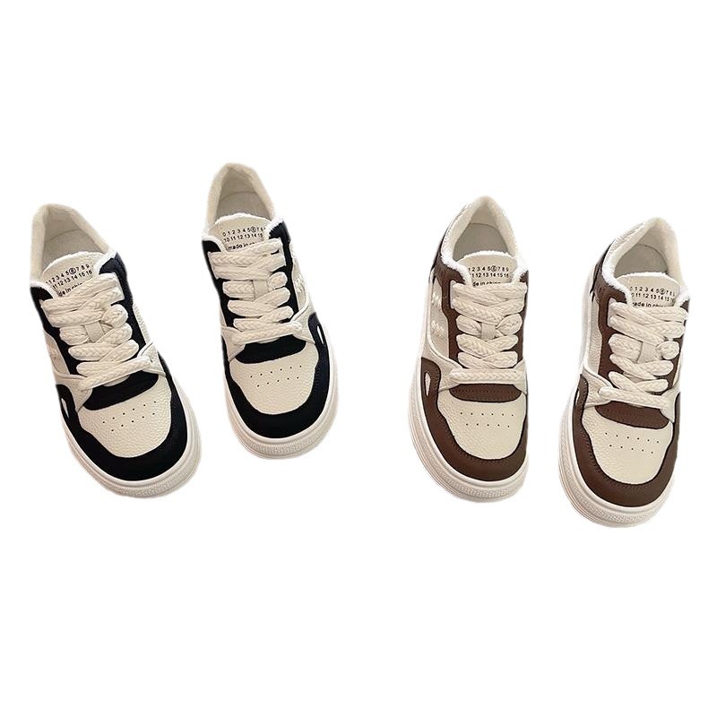 Samt Sneaker Mit Dicker Sohle Für Damen Herbst Winter Freizeitschuhe_voghion.com