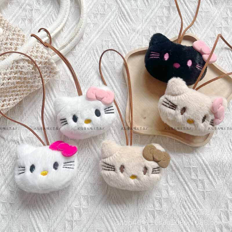 Cartoon Cute Plush Bow KT Cat Bag Pendant Hand Gift Bag Wedding Doll Creative Gift