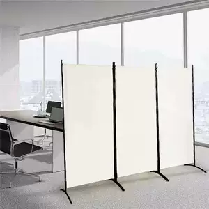 [办公室可折叠推拉活动屏风移动隔断墙工厂车间隔墙板仓库防疫围栏]