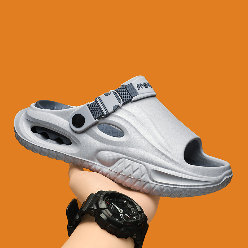 Herenslippers met zachte zool voor zomerse buitenactiviteiten, dikke waadschoenen van topkwaliteit voor op het strand, antislip sandalen voor diverse doeleinden in grote maten_voghion.com