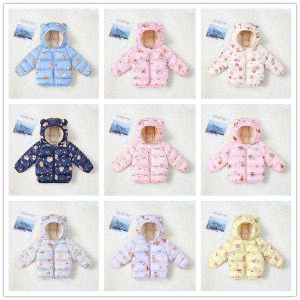 autumn demi-season cartoon children's down jacket with down for boys