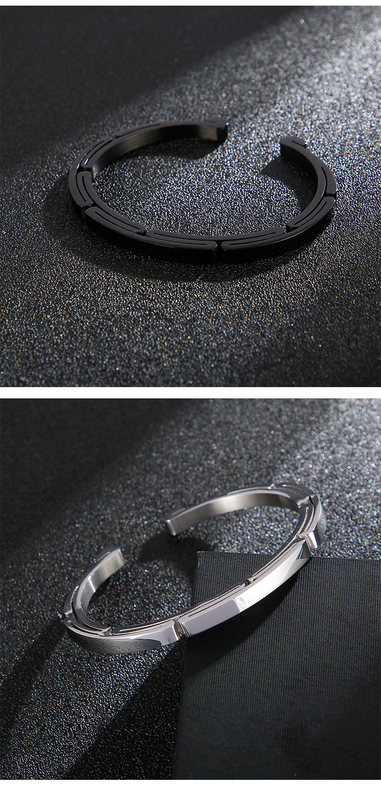 Fashionable Stainless Steel Couple All-match Bracelet