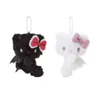 Мультяшный горячий продажа новый Sanrio Angel Demon KT кулон мягкая игрушка подвеска для сумки подарок оптом