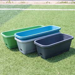 植木鉢プラスチックバルコニー野菜ポット長方形野菜栽培用特殊ポット家庭用特大ロング植木鉢卸売