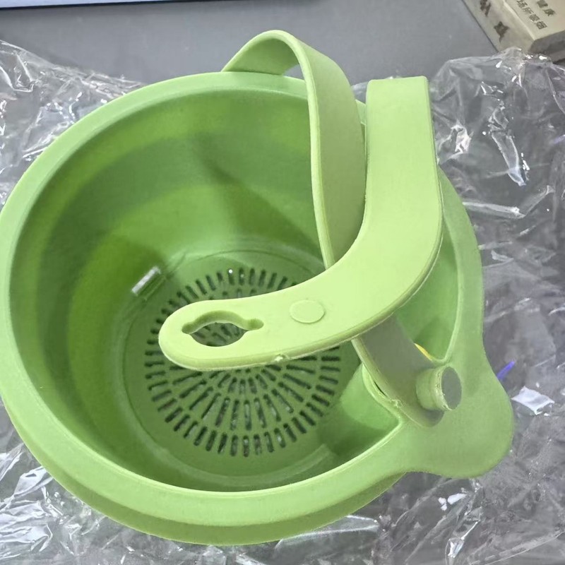 厨房水槽过滤挂篮水池洗菜盆防堵漏网按压式沥水蓝网格置物架挂袋|undefined