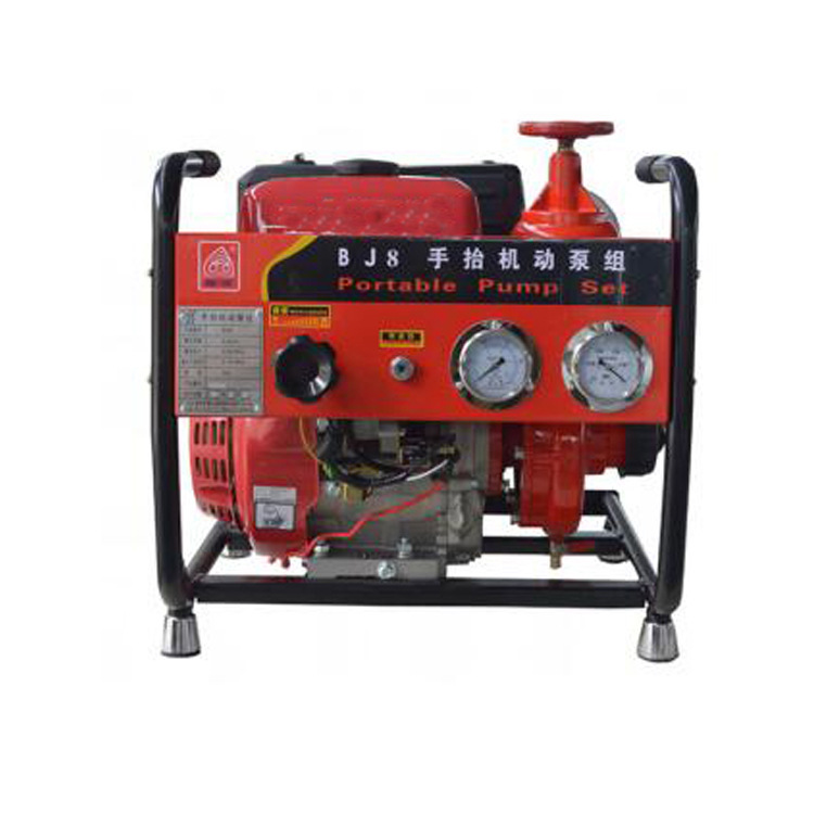 森林消防BJ 8手抬机动泵组11马力汽油消防吸水泵排气自吸抽水泵