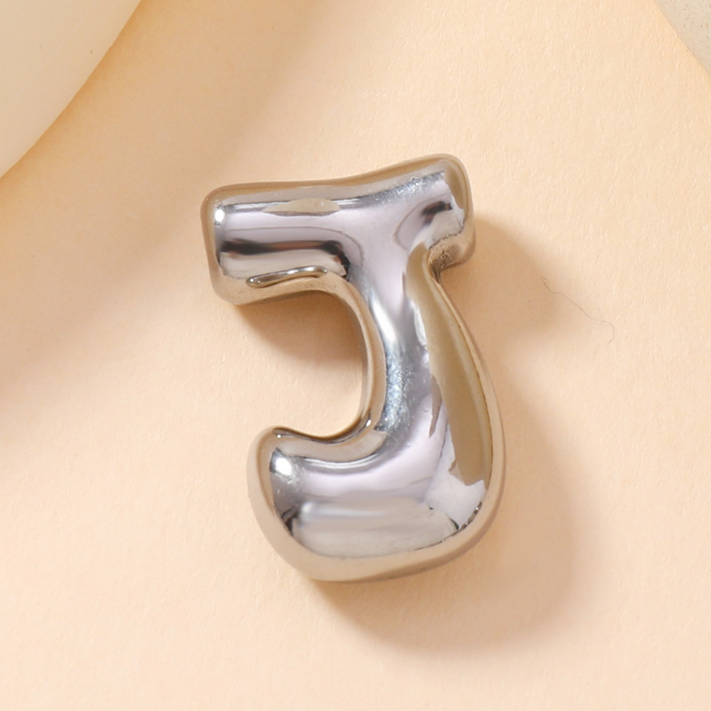 Colgante de estilo europeo y americano de acero inoxidable mini burbuja colgante de letras inglesas accesorios DIY joyas