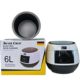 Cross-border export rice cooker household 5L smart rice cooker reservation cooker rice cooking soup cooking steamed rice non-stick liner