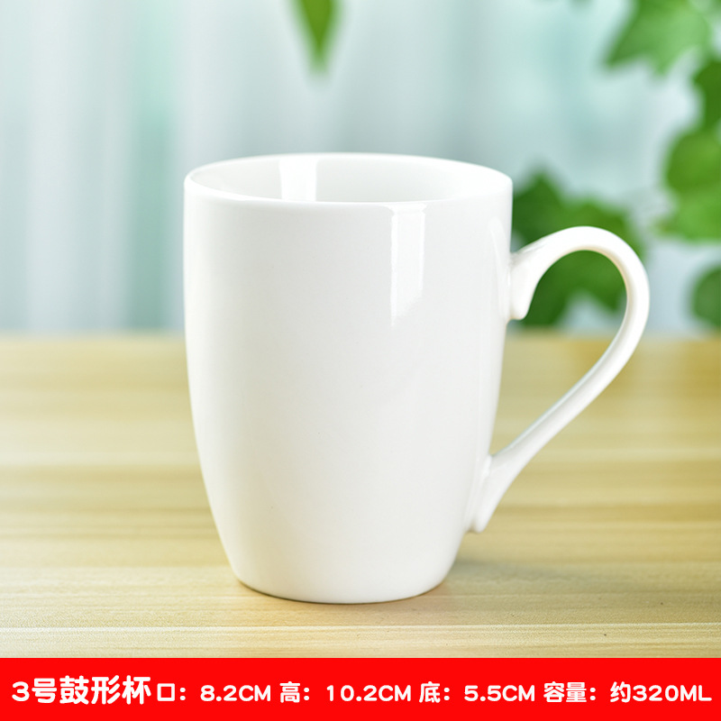 Taza de cerámica de color caramelo de estilo coreano taza de agua del hogar taza de regalo logotipo impreso letras taza de leche de café