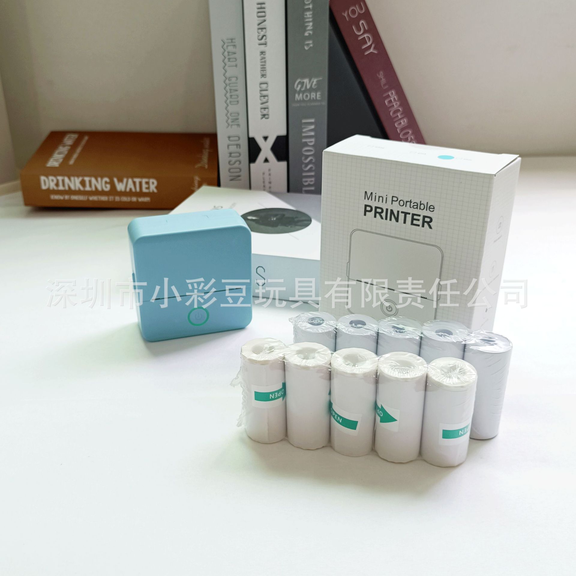 X6 blue + 5 thermal paper + 5 self-adhesive