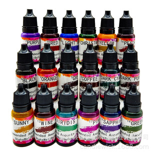 Ϟ�TҺ�wɫ��Ⱦ���ɫ���10ml����ƿ18ɫ�ʺп���Ϟо�ܾ����N��