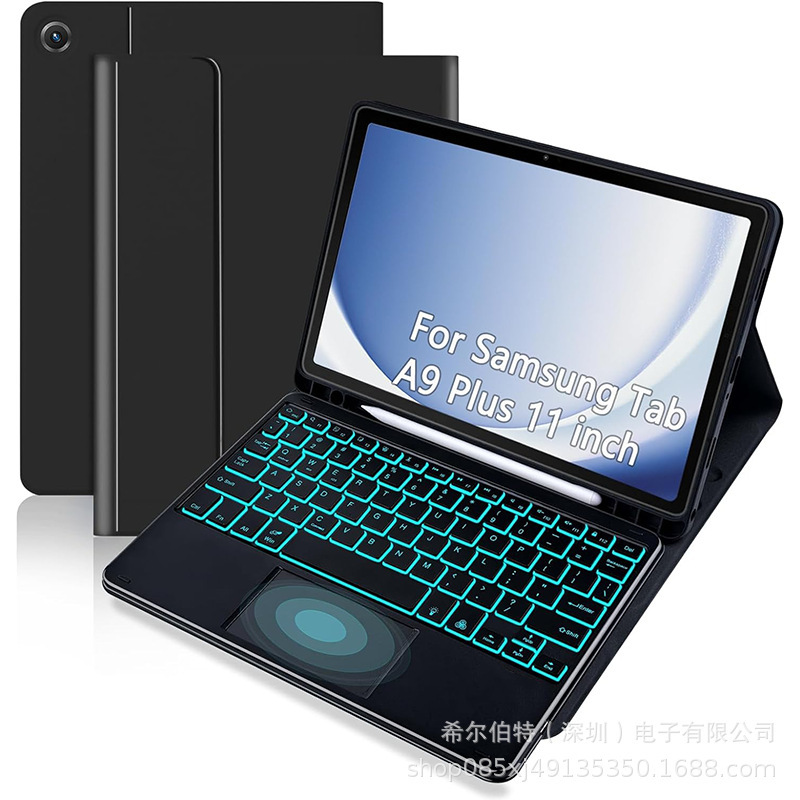 Samsung Galaxy S10FE タブレット保護ケース 10.9inch タッチバックライト Bluetooth キーボードレザーケース X510 に適しています。|undefined