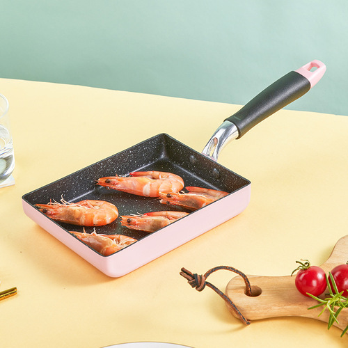 Cross-border Japanese Tamagoyaki frying pan Maifan stone non-stick frying pan mini omelette pan household square egg roll pan