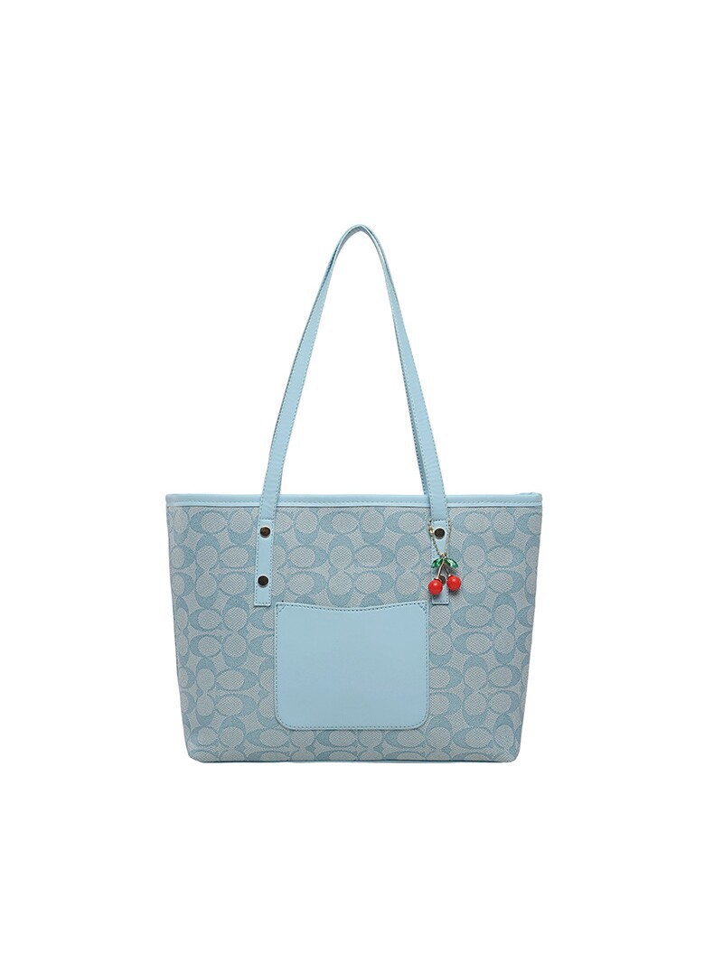 2026 nuevo bolso de mujer de gran capacidad de transporte de hombro bolso de moda versátil bolso de moda bolso de moda colgante de cereza bolso
