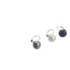 Fresh cute earrings from pearl, Chanel style, bright catchy style, simple and elegant design, three colors