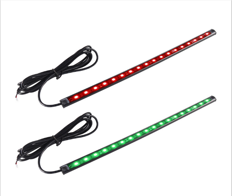 12V car Yacht Marine LED navigation light red and green signal light left and right side light indicator light accessories boat tail light