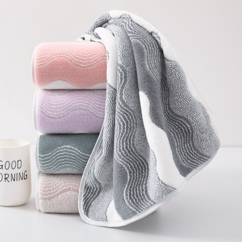 Water-Absorbent, Non-Shedding Coral Fleece Face Towel, Bath Towel, Children's Foot Towel, Student Household Towel, Couple's Towel