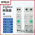 外贸1P Zigbee断路器 手机远程通断器 语音控制