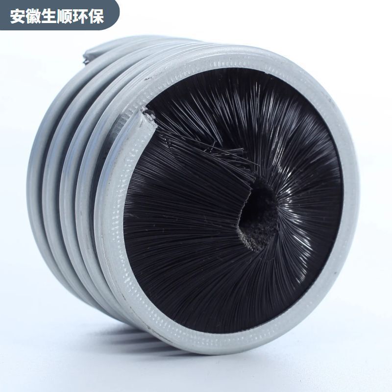 Inner-Coiled Spring Brush with Nylon Bristles for Cleaning, Steel Wire Rust Removal, Winding-Type Inner Rotating Bristle Brush, Industrial Bristle Brush in Various Specifications