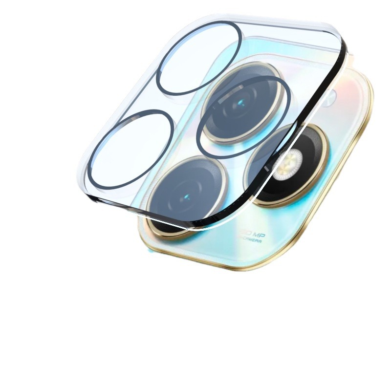 Adecuado para Infinix Hot40Pro lente de la cámara de película 3D de vidrio todo incluido protector de la Cámara hot40 película image 6