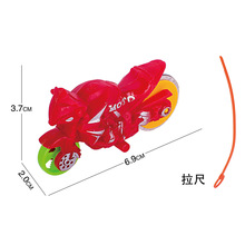 8090后怀旧童年小玩具拉齿摩托车学校周边扭蛋装糖小礼品批发货源