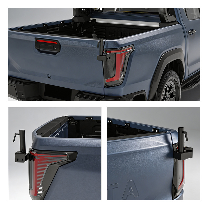 Suitable for 26 Hilux pickup truck, tailgate flagpole mount, antenna bracket, Hilux Roll car accessories