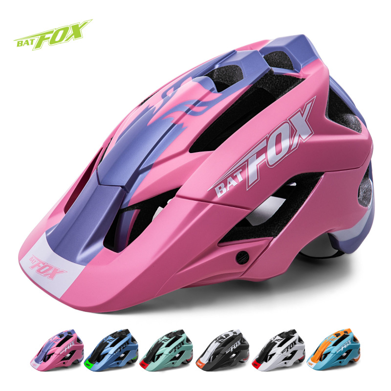 BATFOX Helmet Cross-border Hot Selling Bicycle Helmet Mountain Bike One-piece Mountain Bike Riding Helmet