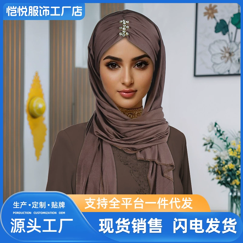 Solid high quality breathable scarf