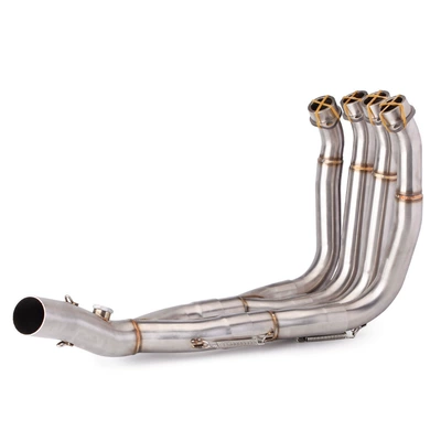 Motorcycle Exhaust Pipe Yamaha R6 Modified Exhaust Yamaha Stainless Steel Front Section 2006-2020 (Exhaust pipe) - 1-stainless-steel-color