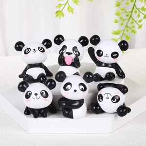 Qatran Sənətkarlıq Şirin Cizgi Filmi Panda Avtomobil Bəzəkləri Əl İşi Hədiyyələr