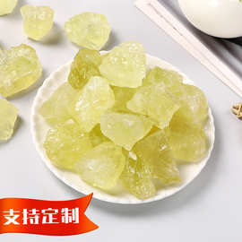 天然黄水晶原石柠檬黄水晶原石扩香石香薰石水晶装饰石批发
