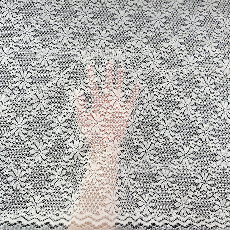 Brocade elástico nuevo tejido de encaje flores pequeñas frescas para hacer vestido vestido chaqueta interior fábrica de stock