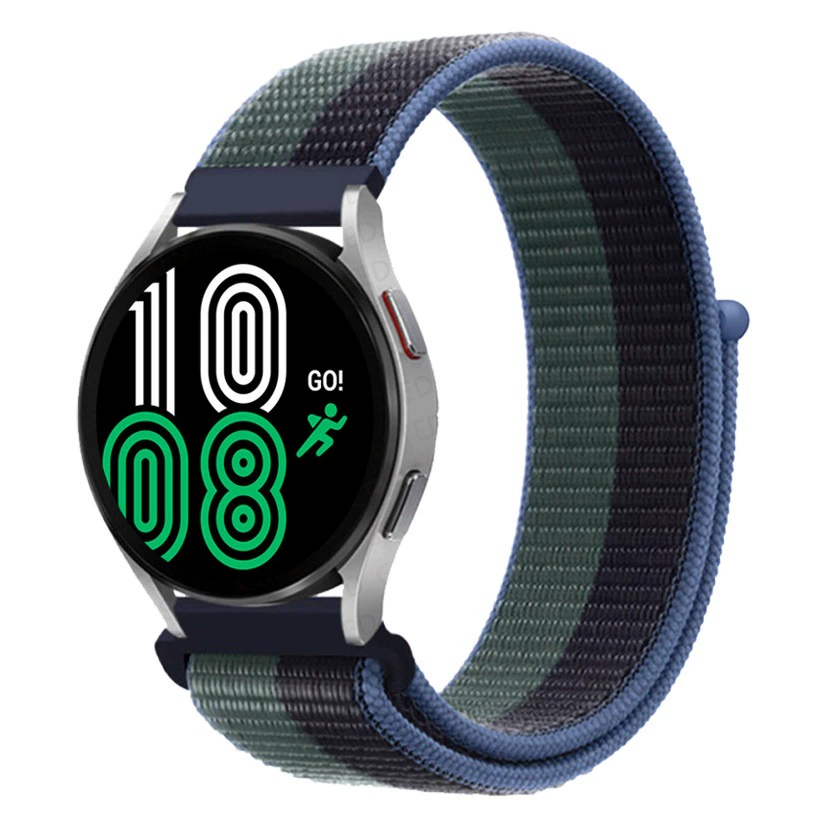 Huawei gt4 ремешок 20/22mm нейлон назад ремешок липучка подходит для Samsung watch7/5/6 ремешок