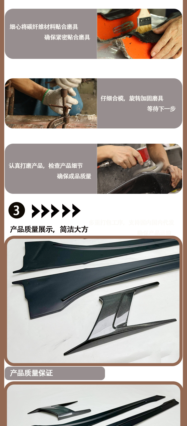 BMW I8 TOP semi-carbon fiber material side skirt skirt side spoiler for 2015-2021