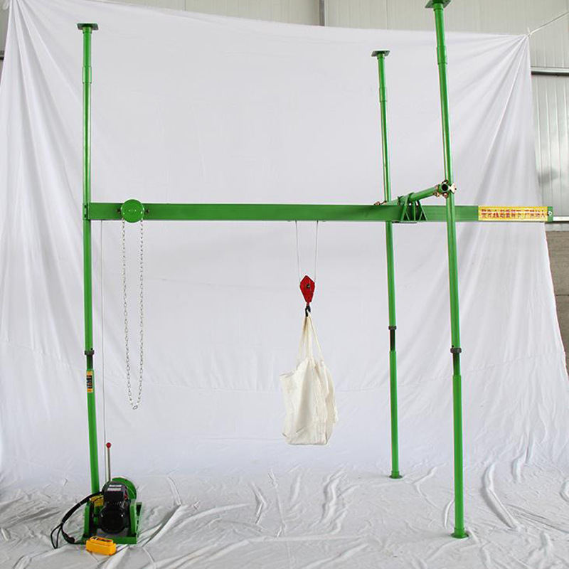 室内吊运机三立柱直滑式小吊机220V家用小型吊机建筑装修提升机