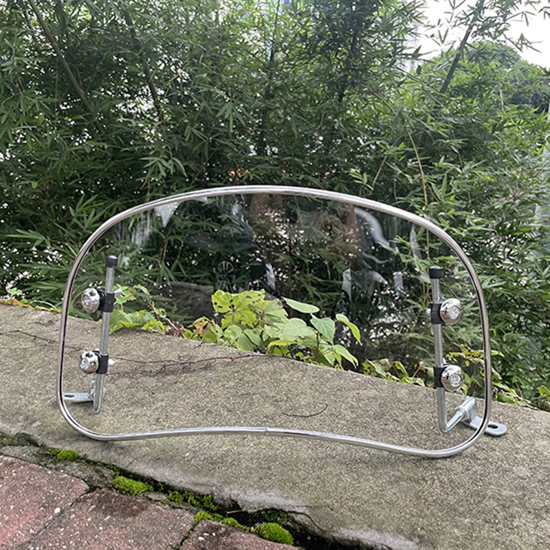 オートバイのスクーターは前の防風板の復古機関車の前の防風の電気自動車のアシスト車の前のフロントガラスを改造します。|undefined