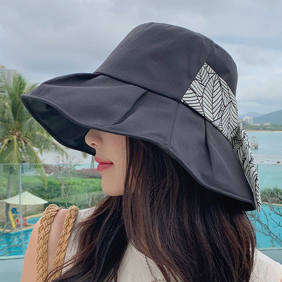 Fisherman cap female summer thin section is prevented bask in cap han edition basin South Korea sun hat uv protection costume sun hat